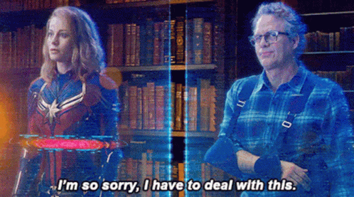 Shang Chi Carol Danvers GIF