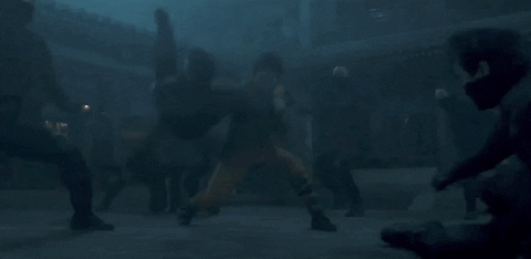 Shang Chi Intense Fight GIF