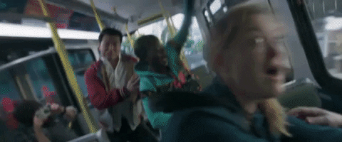 Shang Chi Train Scene GIF