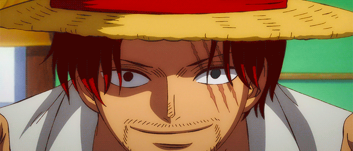 Shanks One Piece Happy Hands Up GIF
