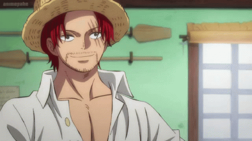 Shanks One Piece Silly Tongue Out Answer GIF