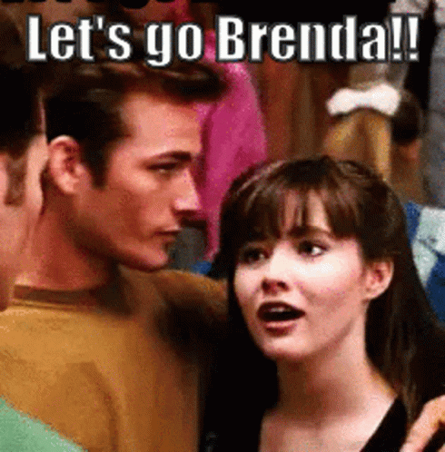 Shannen Doherty Let's Go Brenda Beverly Hills 90210 GIF