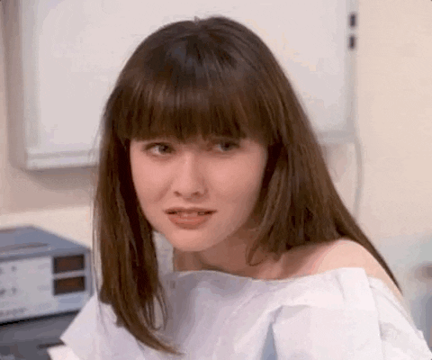 Shannen Doherty Sweet Smile Beverly Hills 90210 GIF