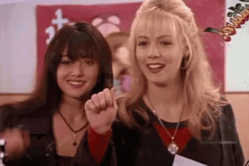 Shannen Doherty Thumbs Up Beverly Hills 90210 GIF