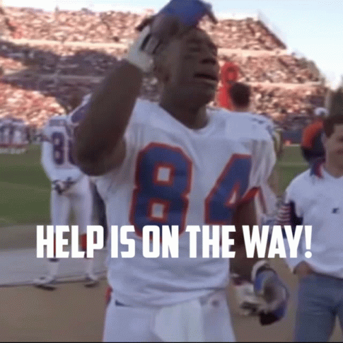 Shannon Sharpe In Football Field GIF