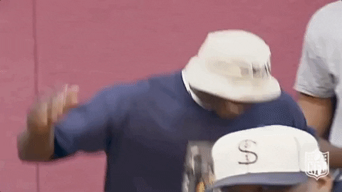 Shannon Sharpe Jumping And Laughing GIF