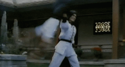 Shaolin Kung Fu Spin GIF