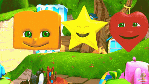 Shapes Cartoon Dancing GIF