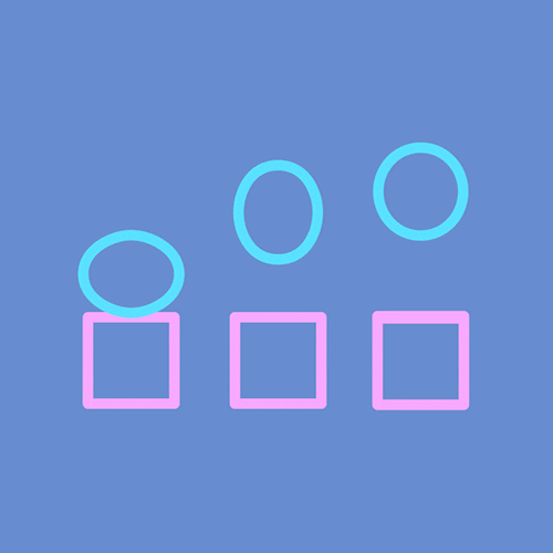 Shapes Circles Bouncing GIF