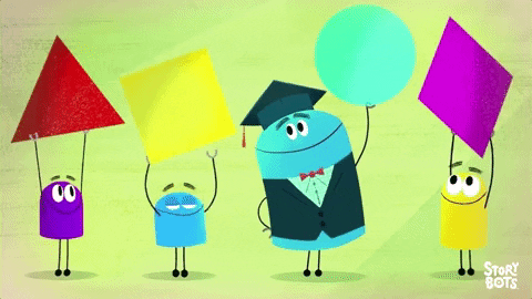 Shapes Colorful Cartoon GIF
