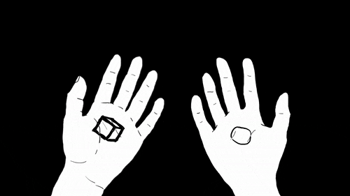 Shapes Hands Animation GIF
