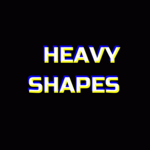 Shapes Heavy Glitch Text GIF