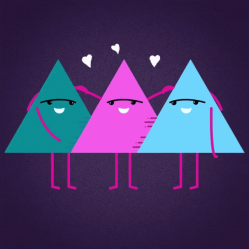 Shapes Triangle Hug GIF