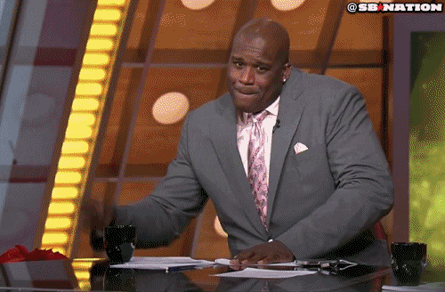 Shaq Dunking Drumming GIF