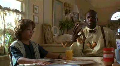 Shaq Dunking Food Kazaam GIF