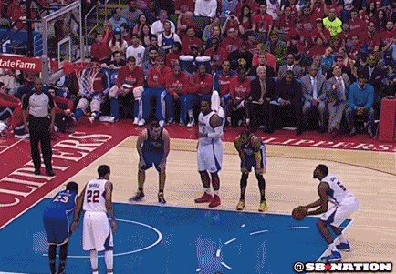 Shaq Dunking Free Throw Dunk GIF