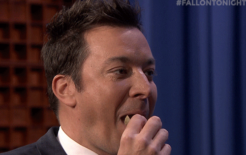 Shaq Eating Challenge Jimmy Fallon GIF