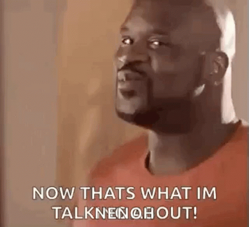 Shaquille O'neal Is So Excited Meme GIF