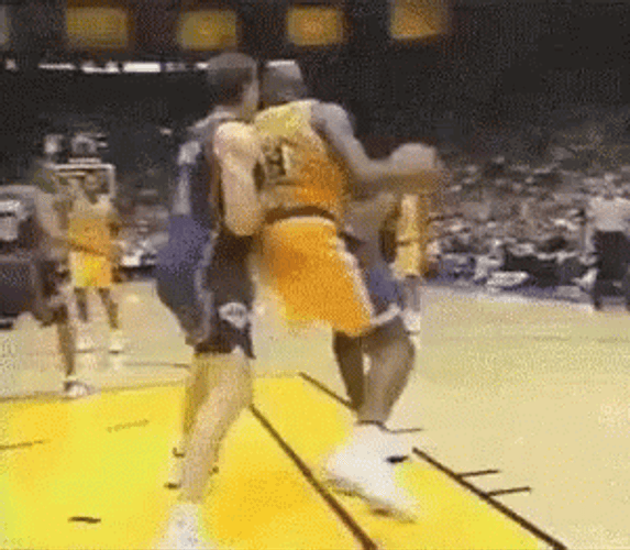 Shaquille O'Neal Nasty Dunk GIF