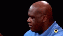 Shaquille O'neal Pause Shocked Reaction GIF