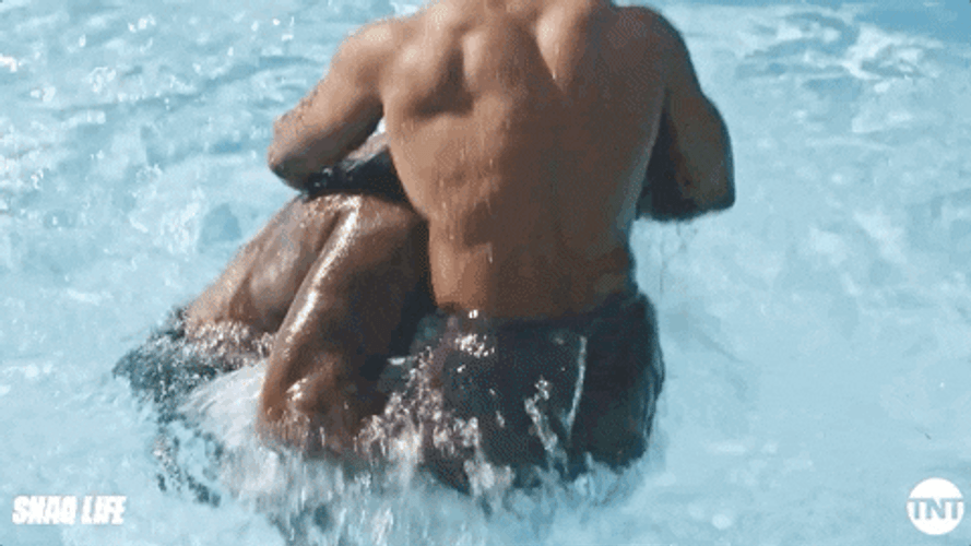 Shaquille O'neal Pool Lift GIF