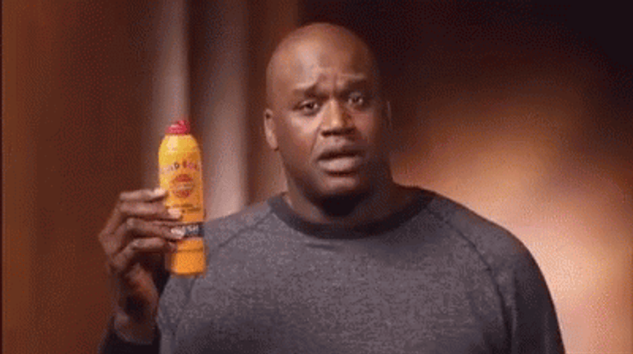 Shaquille O'neal Shocked Ahh GIF