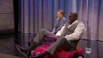 Shaquille Oneal Racing GIF