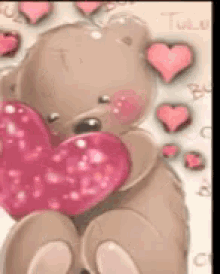 Share Love Teddy Bear GIF