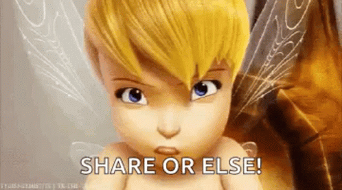 Share Tinkerbell Pout Warning GIF