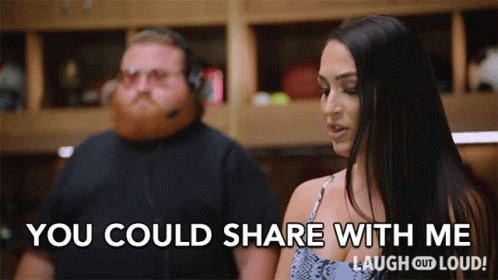 Share With Me Lol GIF