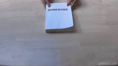 Sharing Homework Book GIF