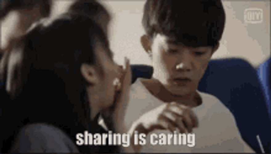 Sharing Is Caring Korean Stars Sharing Popcorn GIF