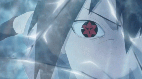 Sharingan Naruto Fight In Ice GIF