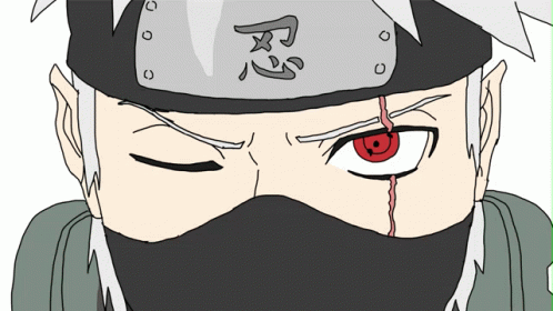 Sharingan Naruto Kakashi Hatake Left Eye GIF
