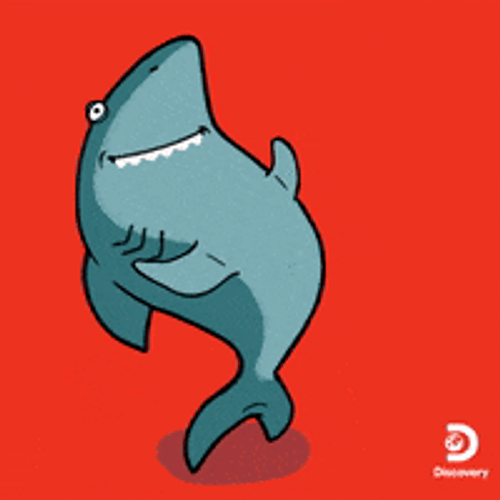 shark fin animated gif