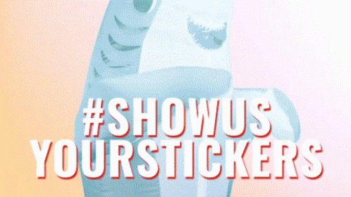 Shark Float With #showus yourstickers