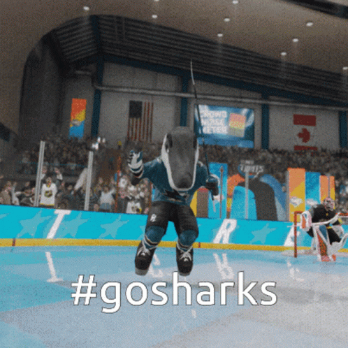 Shark Mascot Jumping #gosharks