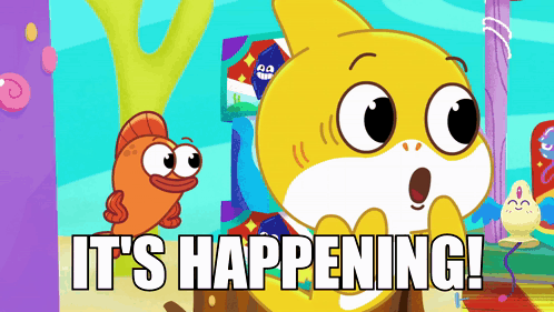 Shark Saying Its Happening GIF