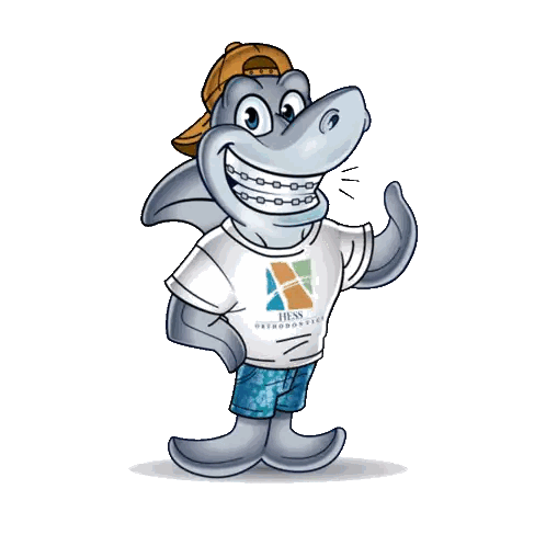 Shark Wearing Orthodontic Shirt