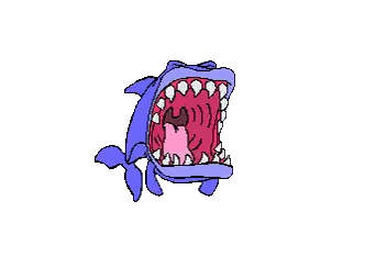 Shark With Wide Open Mouth