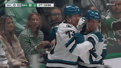 Sharks Vs Dallas Cowboys Hockey Game GIF
