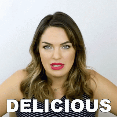 Sharzad Kiadeh Saying Delicious GIF