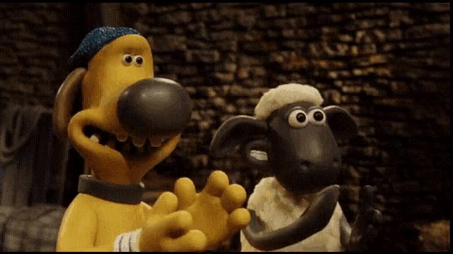 Shaun The Sheep And Bitzer Aplausos GIF