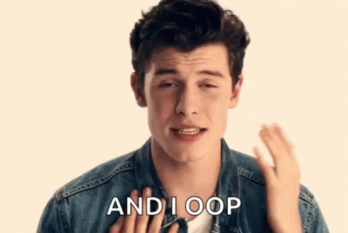 Shawn Mendes And I Oop Meme GIF