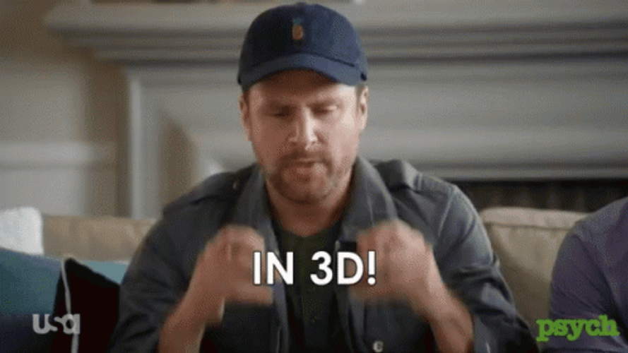 Shawn Spencer In 3d GIF