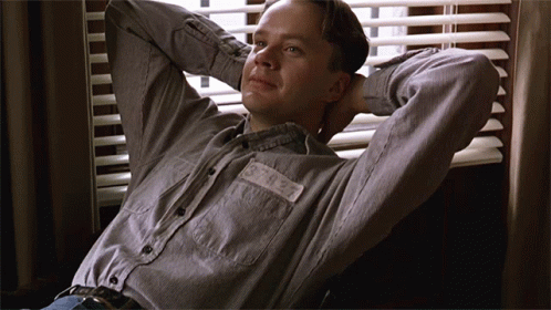 Andy Dufresne In Cell Uniform Shawshank Redemption GIF