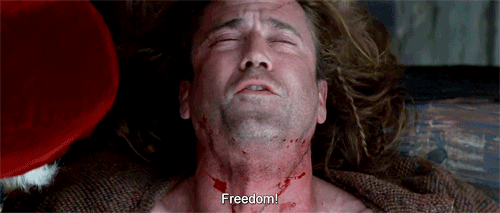 Screaming For Freedom Shawshank Redemption GIF
