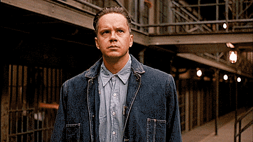 Tim Robbins Walking Shawshank Redemption GIF