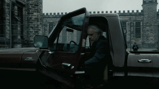 Getting Off The Car Shawshank Redemption GIF