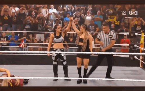 Shayna Baszler And Lola Vice GIF